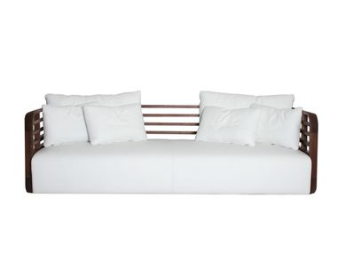 3 seater solid wood sofa LINER Air Division