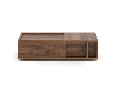 Rectangular low solid wood coffee table MAPP Air Division