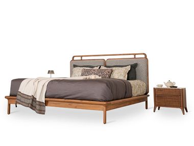 Teak king size bed ARMONIA Alankaram