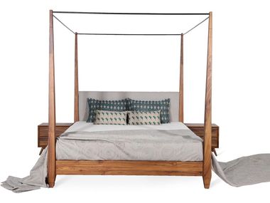 Teak canopy bed DRITTO Alankaram