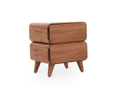 Comodino in teak con cassetti ETO Alankaram