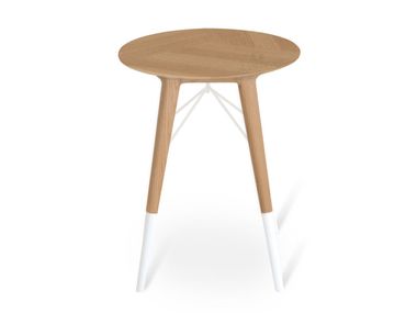 Round wooden table IKI Alankaram