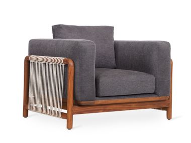 Fabric armchair with armrests KAHA Alankaram