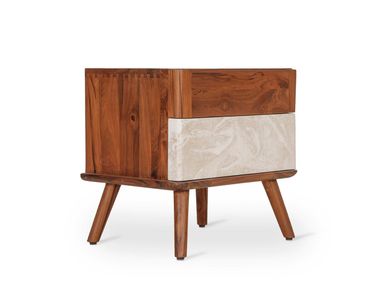 Comodino in teak con cassetti KAPP Alankaram