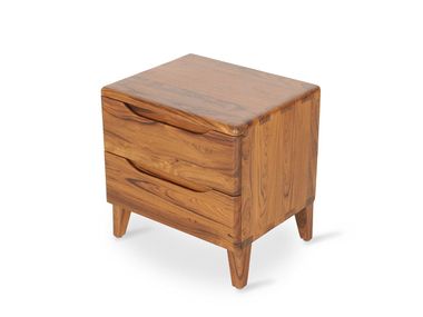 Comodino in teak con cassetti MOEGA Alankaram