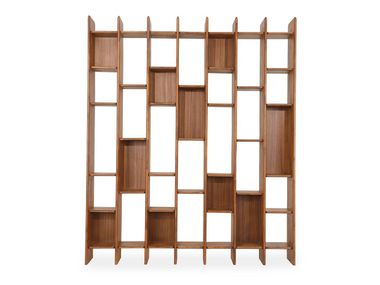 Open teak bookcase OLIKA Alankaram