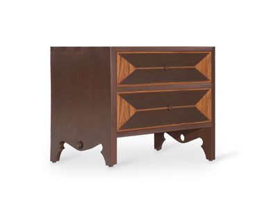 Comodino in teak con cassetti PAPAHO Alankaram