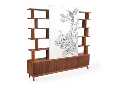 Open teak bookcase UDIV Alankaram