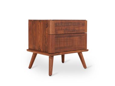 Comodino in teak con cassetti VAITINI Alankaram