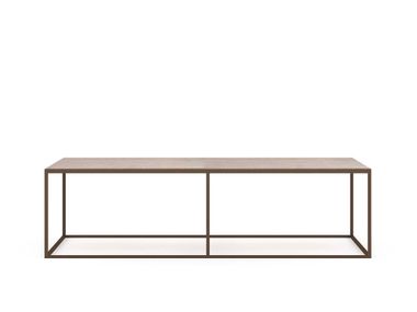 Rectangular metal central coffee table KOBE Alf DaFrè