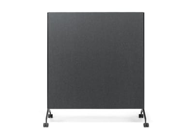Sound absorbing felt office screen with casters ALINE WORK_J13