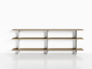 Madia a giorno con due ripiani HUB DOUBLE SIDEBOARD 240 Alias