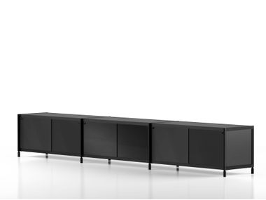 Madia in alluminio con ante scorrevoli SEC_sid008 Alias