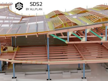 BIM software for steel structures SDS2 Allplan Italia