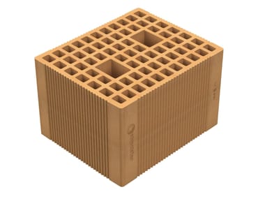 Loadbearing clay block Alveolater® 45 BIO - PZS 30x25x19
