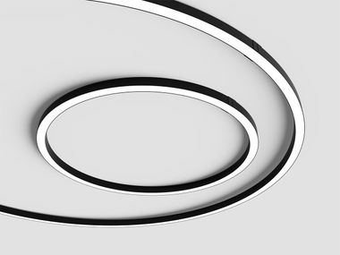 Lampada da soffitto a LED in alluminio DAYTONA ROUND Andcosta