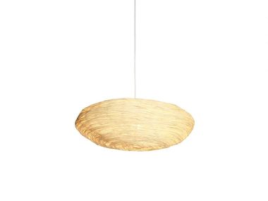 Lampada a sospensione a LED in rattan HANGING WORLD Ango