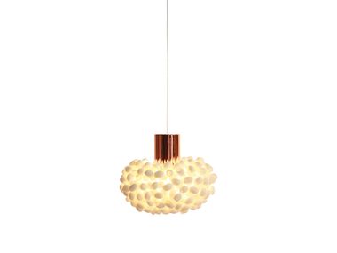 Sculptural silk cocoon handcrafted pendant Light  UNIT PENDANT-C Ango