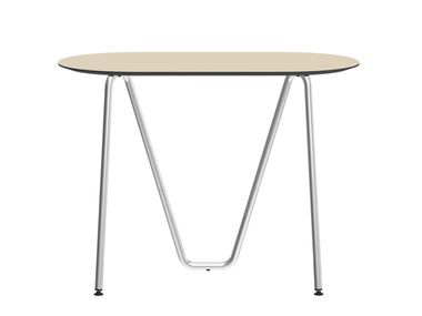 Ovaler Konsolentisch aus Linoleum SINUS Antifer