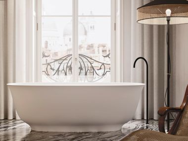 Arbi Arredobagno, ONDA Vasca da bagno ovale centro stanza