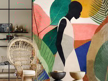 Carta da parati stampata in digitale a motivi NALA Architects Paper