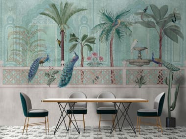 Carta da parati a motivi stampata in digitale PAVO Architects Paper