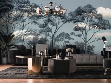 Carta da parati stampata in digitale a motivi SKYE Architects Paper