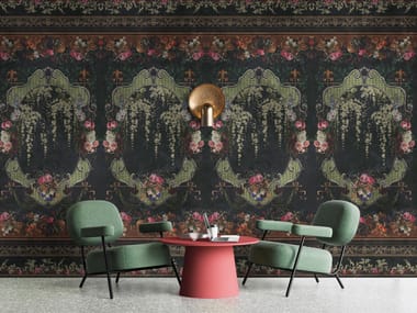 Carta da parati stampata in digitale a motivi VICTORIA Architects Paper