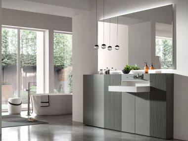 Bathroom cabinet with doors AIR Arcom
