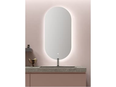 Arcom, RACEE Specchio bagno ovale da parete