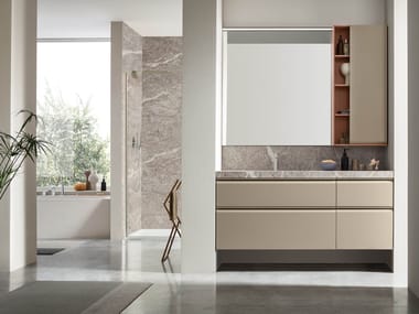 Arcom, VIRGOLA - COMPOSIZIONE 02 Sistema bagno componibile