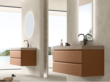 Arcom, VIRGOLA - COMPOSIZIONE 04 Sistema bagno componibile