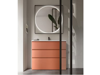 Arcom, VIRGOLA - COMPOSIZIONE 07 Sistema bagno componibile