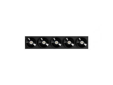 Lámpara en carril LED de aluminio BLACK FOSTER CUSTOM MODUL 5 Arkoslight