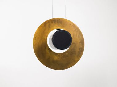 Diffusore acustico in ferro acidato SATURNIA FLYING ArmoniusLab