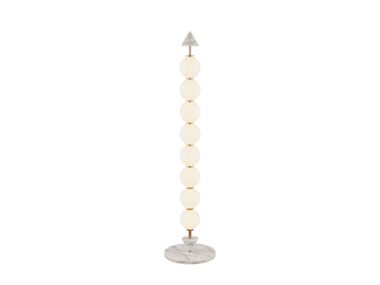 Metal, glass and marble floor lamp SOKO Aromas del Campo