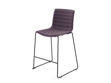 Sled base fabric stool CATIFA (RE) 46 Arper