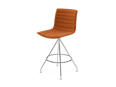 Trestle-based fabric stool CATIFA (RE) 46 Arper