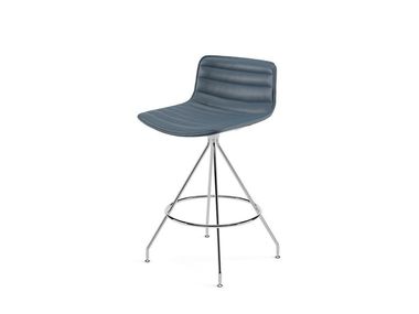 Swivel leather stool CATIFA (RE) 46 Arper