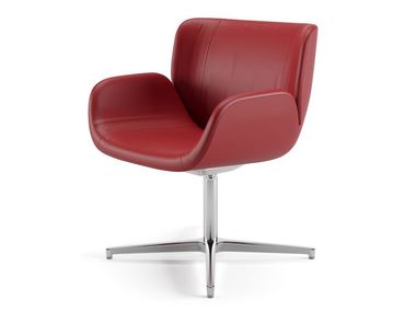 Chaise de bureau à 4 branches avec accoudoirs CARI Arper