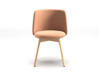 Upholstered fabric chair PURE BELLE 4WL Arrmet