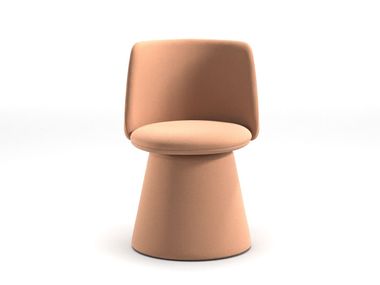 Swivel fabric easy chair PURE BELLE TUB Arrmet