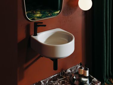 Artceram, WON Lavabo sospeso rotondo in ceramica
