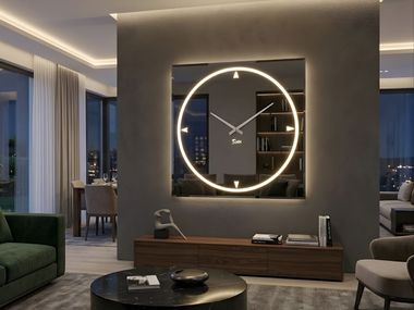 Wall-mounted clock ANDROMEDA Arte Riflessa