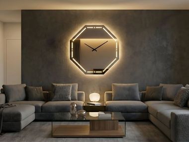 Wall-mounted clock AURORA Arte Riflessa