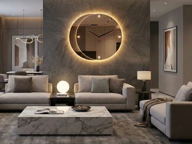 Wall-mounted clock ECLISSI Arte Riflessa