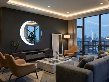 Wall-mounted clock LUNA Arte Riflessa
