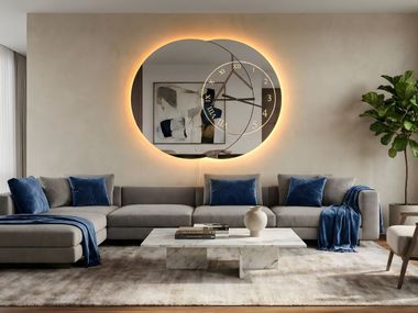Wall-mounted clock NETTUNO Arte Riflessa