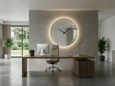Wall-mounted clock SOLE Arte Riflessa