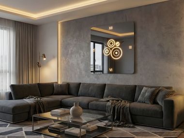 Wall-mounted clock URANO Arte Riflessa